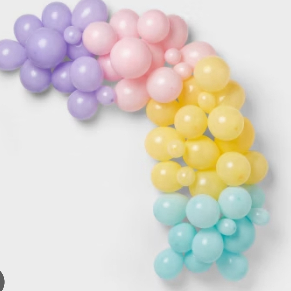 73 Piece Large Balloon Arch Garland Pastels - Spritz™™ - Picture 3 of 6